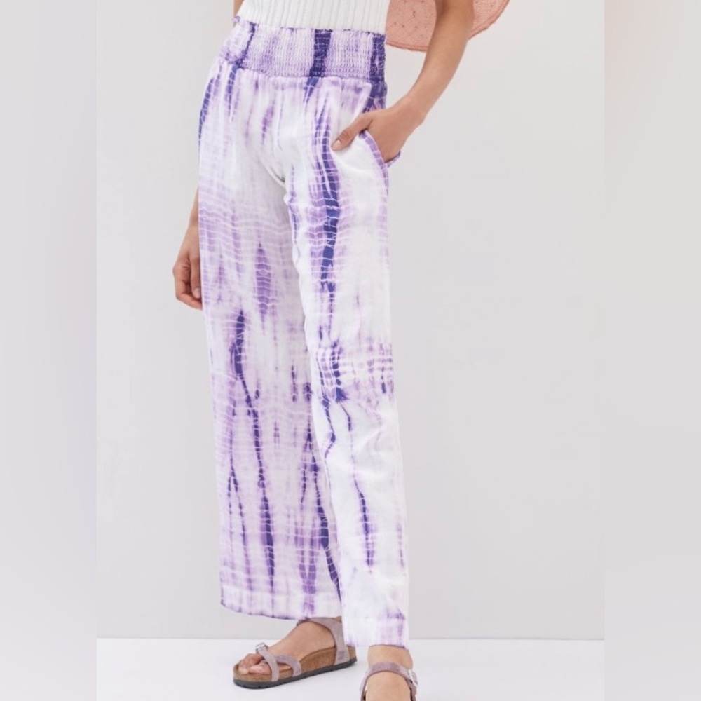 Purple Tie-Dye Women's Pants